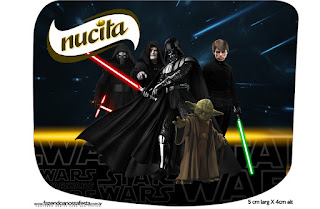 Star Wars Free Printable Nucita Labels.