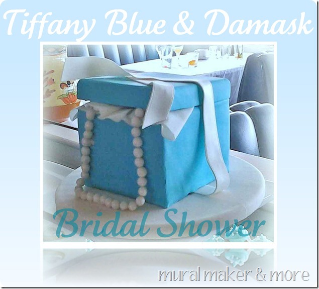 Tiffany Blue Bridal Shower from Mural Maker and More