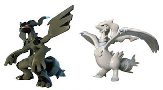 Pokemon Pose Figure BW Reshiram Zekrom TTA