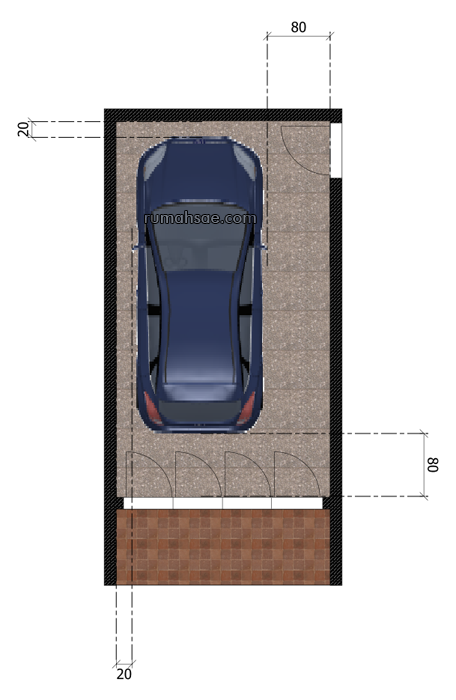 25+ Konsep Terkini Dimensi Garasi Mobil