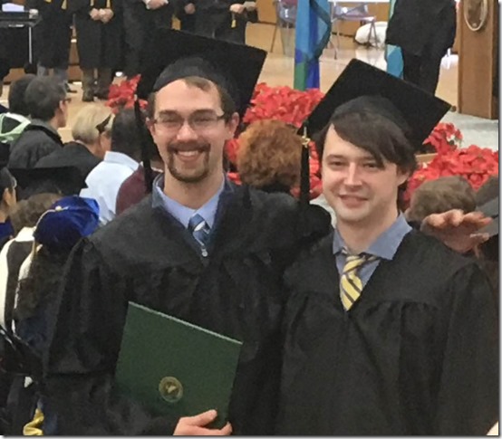 jeff and colin parkside graduation