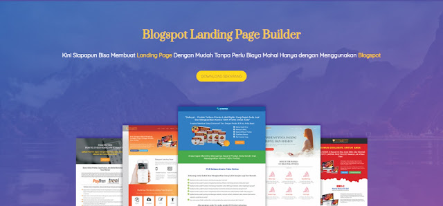 Blogspot Landing Page Builder 