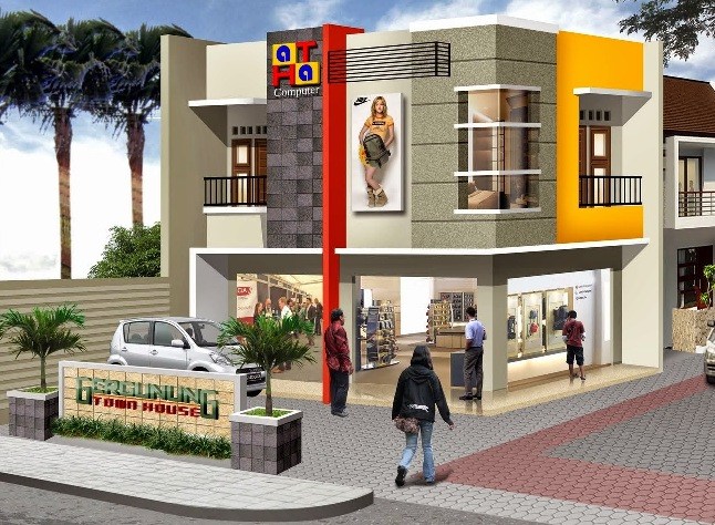 Desain Ruko  Minimalis  2 Lantai  METRO PROPERTI