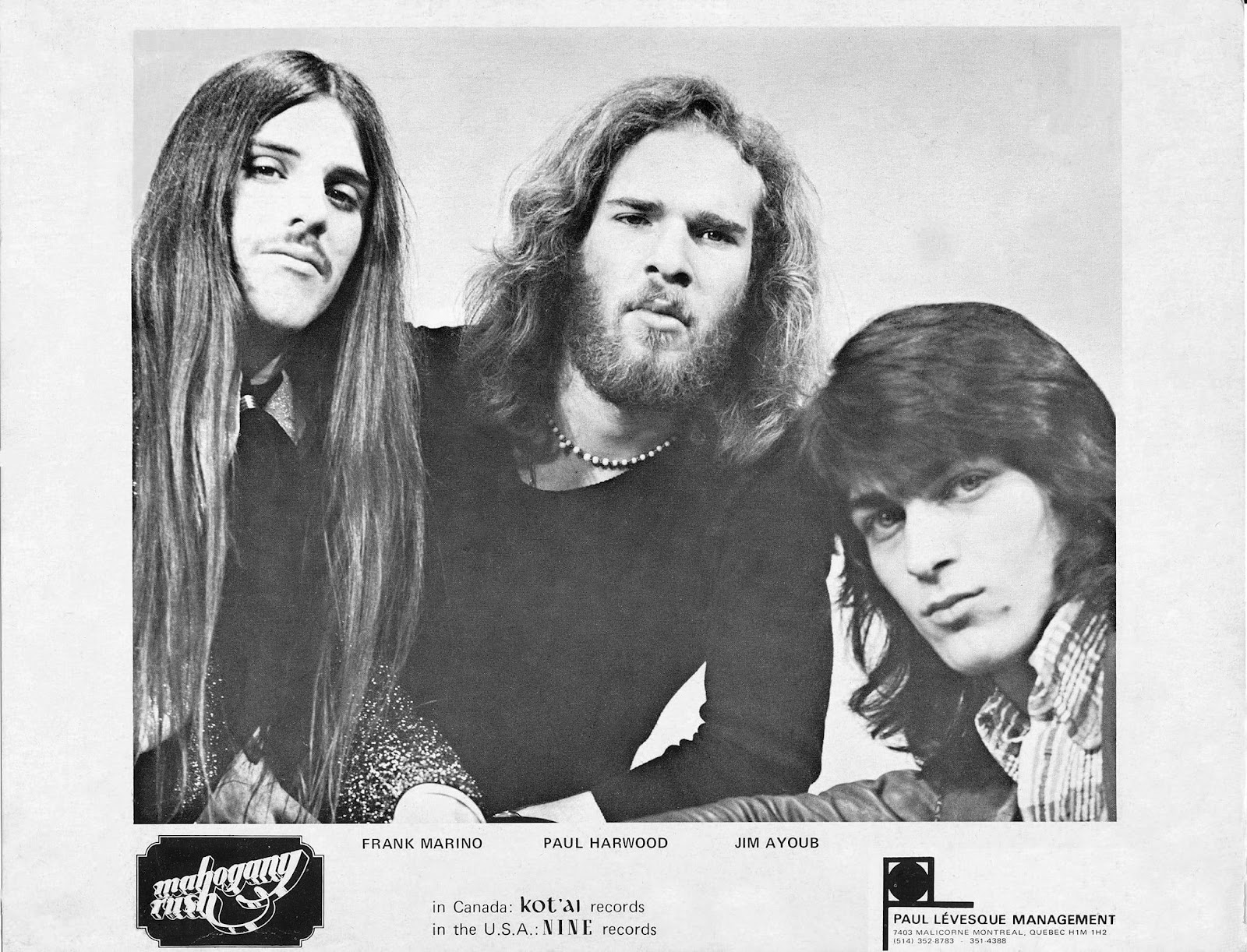 Пол марино. Mahogany Rush Band. Rush Band 1976. Франк Марино. Rush Rush 1974.