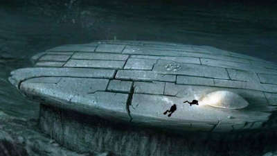 Baltic Sea Anomaly UFO looks like a Millennium Falcon and is very huge.