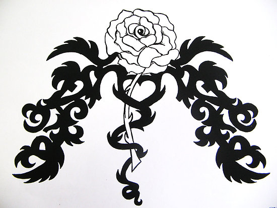 Categories pattern Rose Tattoo stencil pattern tattoo flash Tattoo