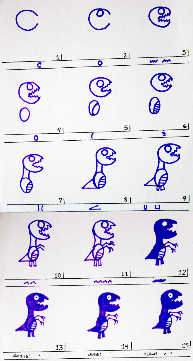 ceruleanJAY: How to Draw a T-Rex