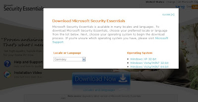 Download Microsoft Security Essentials