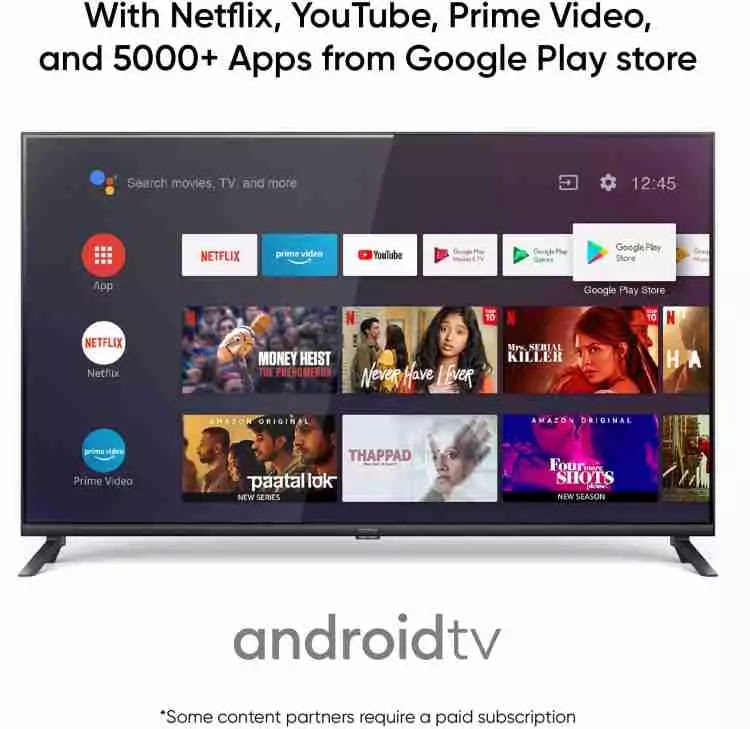 Realme 108 cm (43 Inch) Full HD LED Smart Android TV