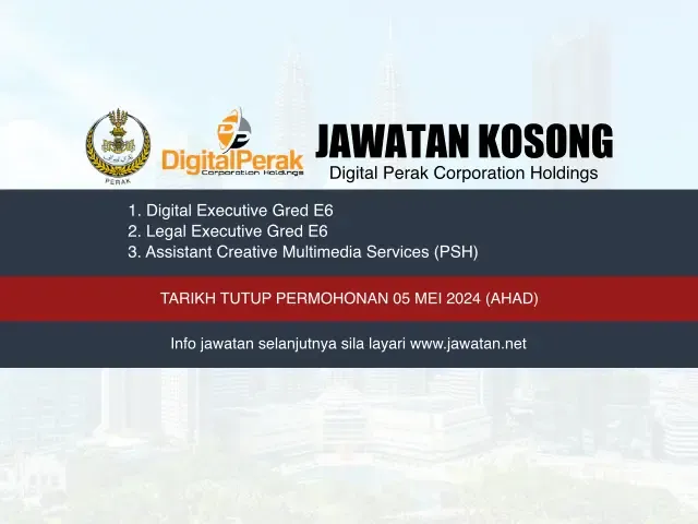 Jawatan Kosong Digital Perak Corporation Holdings 2024