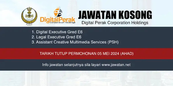 Jawatan Kosong Digital Perak Corporation Holdings 2024