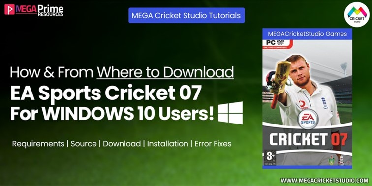 EA Cricket 07 for windows 10 free download