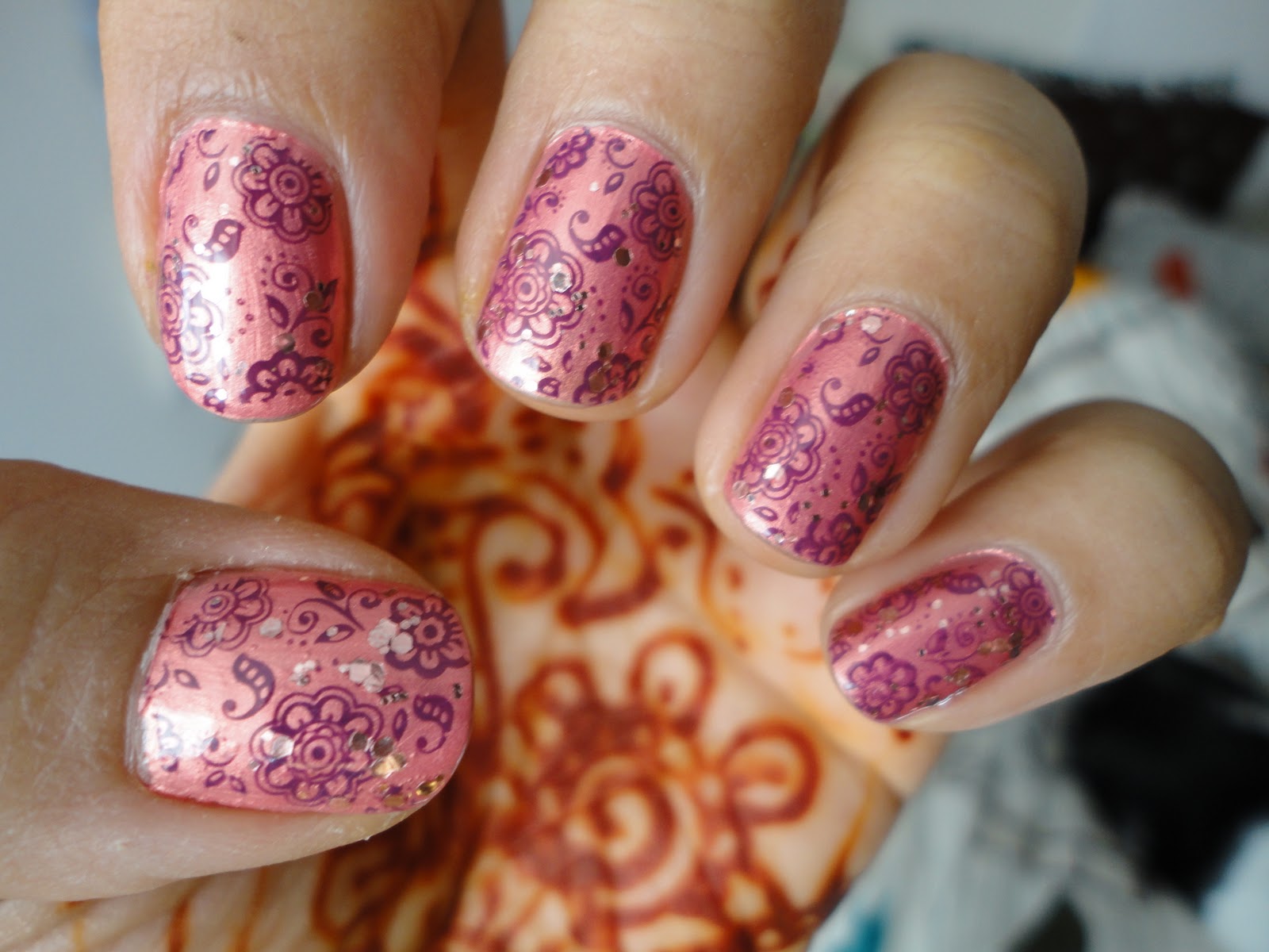 miss kricket s nail blog Pink henna night