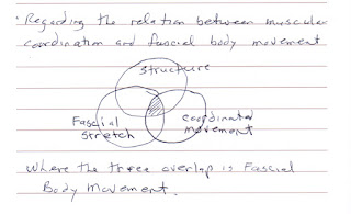 three circle overlap of structure, fascial stretch, and coordinated movement