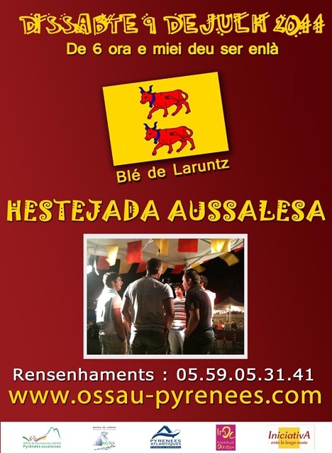 affiche bearnaise HESTEJADA AUSSALESA