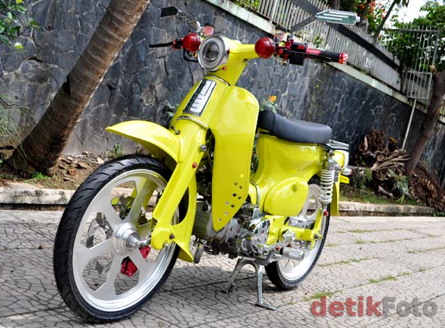 Motorcycle Review s Honda c70 modification