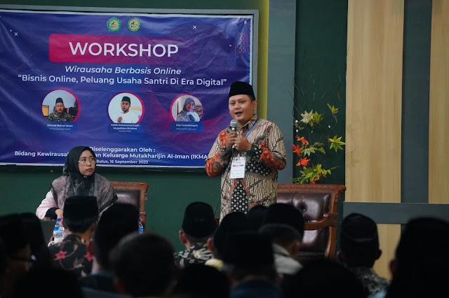 IKMA Selenggarakan Workshop Wirausaha Berbasis Online bersama Santri Al-Iman Bulus