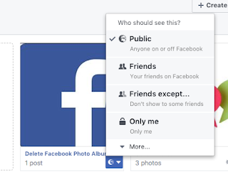 How to delete a Facebook photo album 