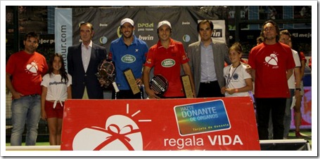 Juan Martín Díaz y Fernando Belasteguin campeones en el Bwin PPT Córdoba 2012.