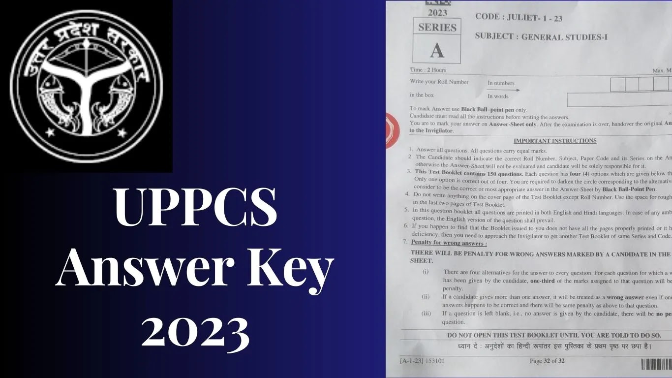 UPPCS Prelims Answer Key & Cutoff 2023