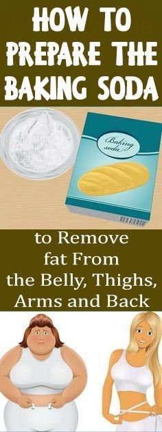 How To Prepare The Baking Soda To Remove Fat From The Belly, Thighs, Arms & Back!!!