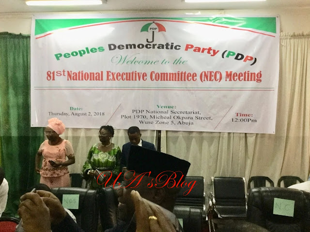 Saraki, Ortom, Tambuwal, Kwankwaso, others at PDP NEC meeting in Abuja [PHOTOS]