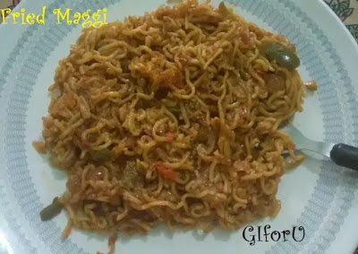 fried maggi recipe-How to make fried maggi recipe by GIforU