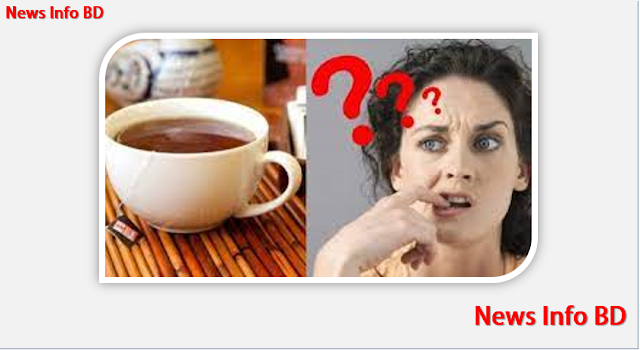 Does the face turn black when you drink tea?