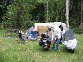 Kawasaki Vulcan, Yamaha Vstar, motorcycle camping