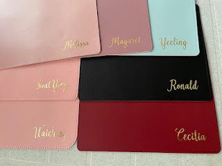 PU Leather Mousepad Customised Gift Singapore