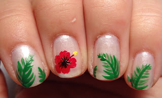 Hibiscus Nails