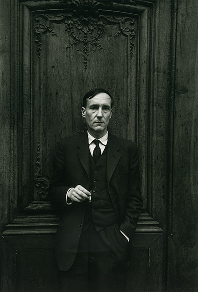 William Burroughs at the Institut française (Naked Lunch Launch series, Paris, October 1959)  by Brion Gysin