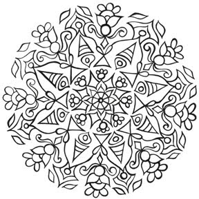 Advanced Mandala Coloring Pages