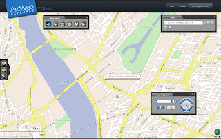 ArcWeb Explorer 2 (beta) - Rotated Map