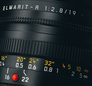 LEICA ELMARIT-R 19 mm f/2.8 Typography