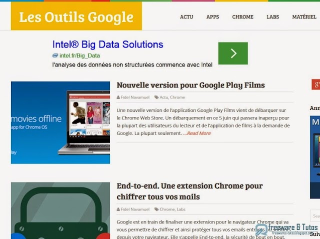 Le site du jour : Les Outils Google