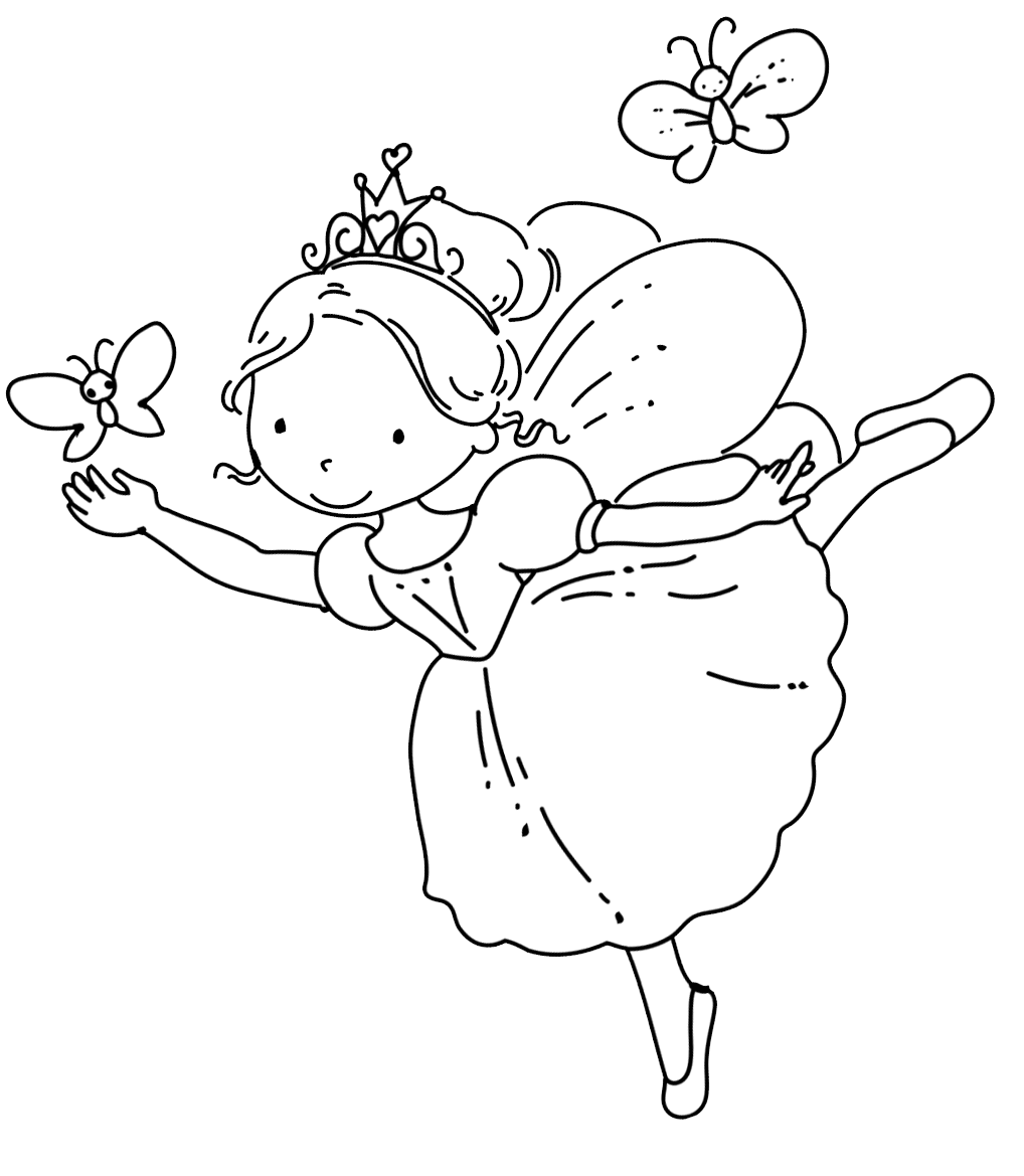 Fairy Coloring Pages - Best Gift Ideas Blog