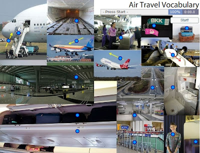 Chiew's CLIL EFL ESL ELL TESOL Games Resources Activities: Air Travel Vocabulary