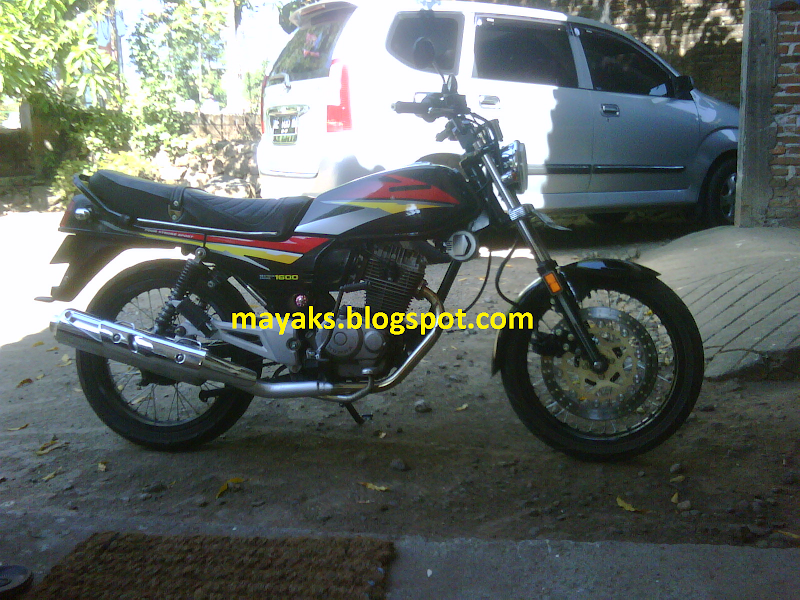 Foto Modifikasi Honda GL Pro Neotech Minimalis Knalpot Scorpio title=