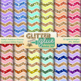 http://www.teacherspayteachers.com/Product/Corkys-Rainbow-Chevron-Corkboard-Glitter-Paper-Clip-Art-Back-to-School-Fun-1247814