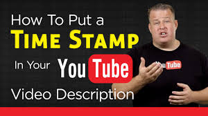 How to Add Time stamp in YouTube video
  