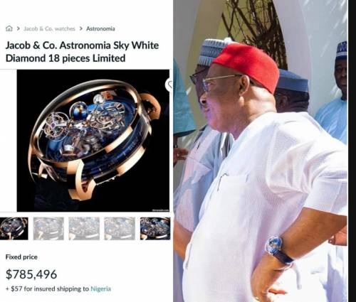 Imo Governor, Hope Uzodinma Spotted With N455m Designer Wristwatch
