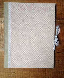 guest book hand made bookbinding in fabric encuadernación en tela