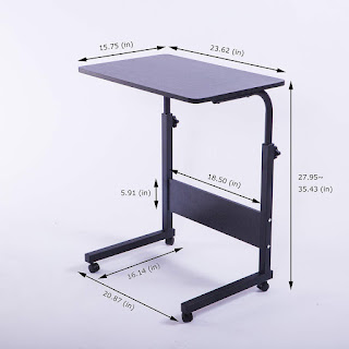 Laptop Cart 23.6 Stand On Wheels