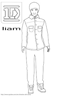 one direction liam coloring pages