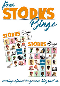 free printable storks movie bingo