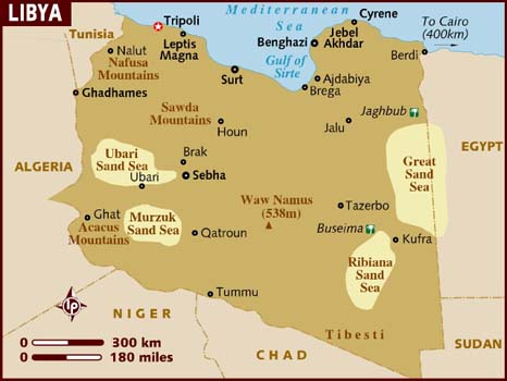 Libya map