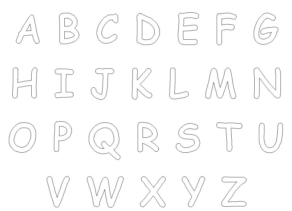 Alphabet Coloring Sheets 6