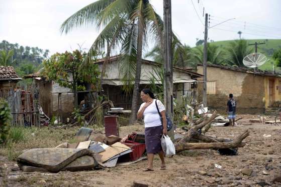 Mortos pelas chuvas em Alagoas e Pernambuco chegam a 10; 70 mil ficam desalojados