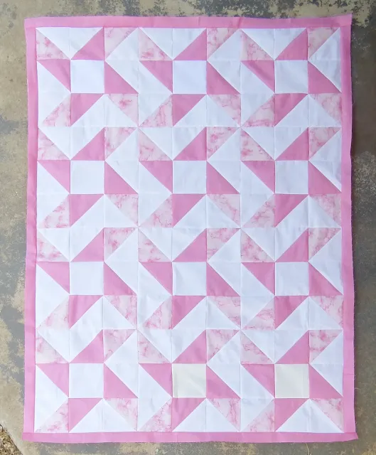 pink pinwheels quilt